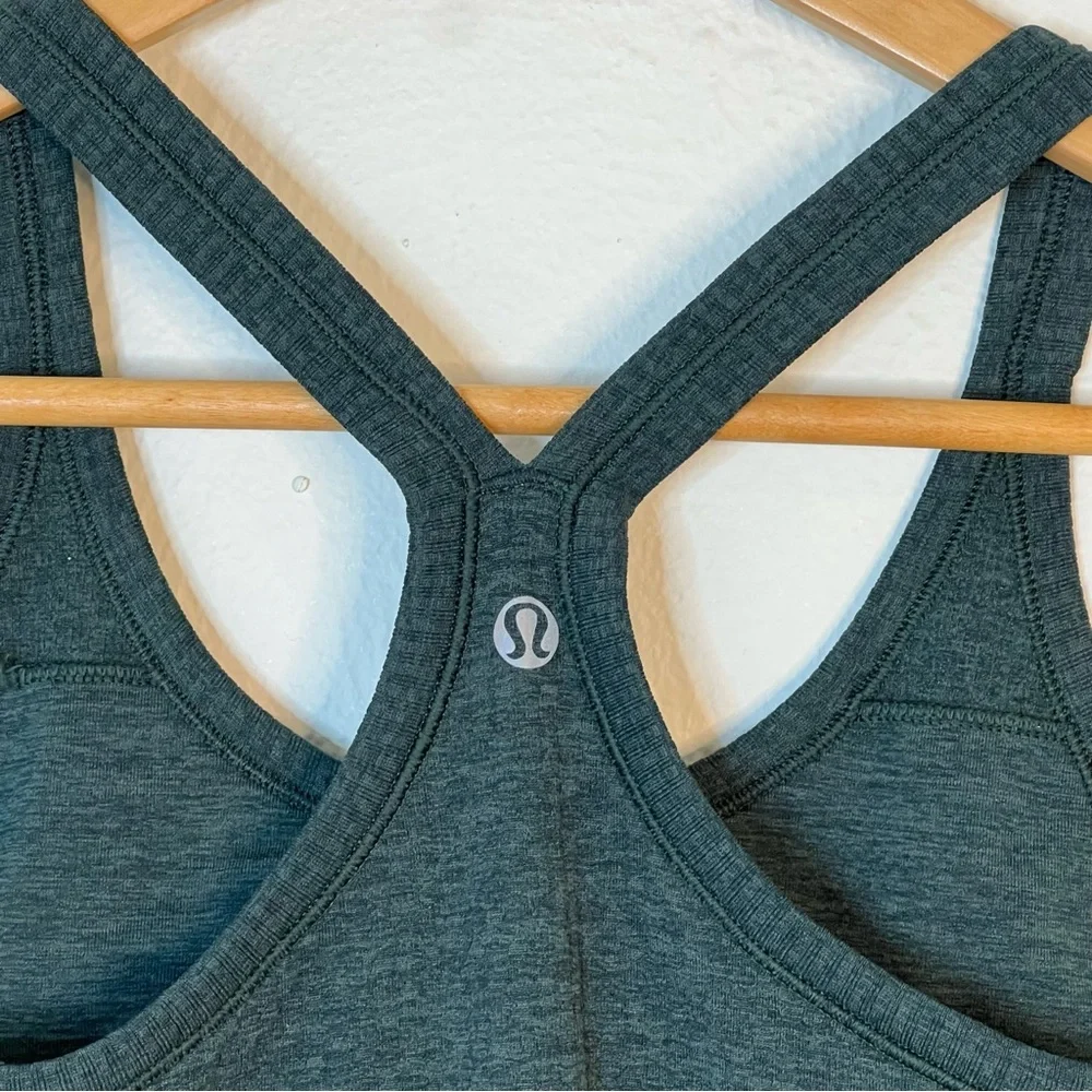 Dark Green Lululemon Ribbed Tank Top - Picture 5 of 5